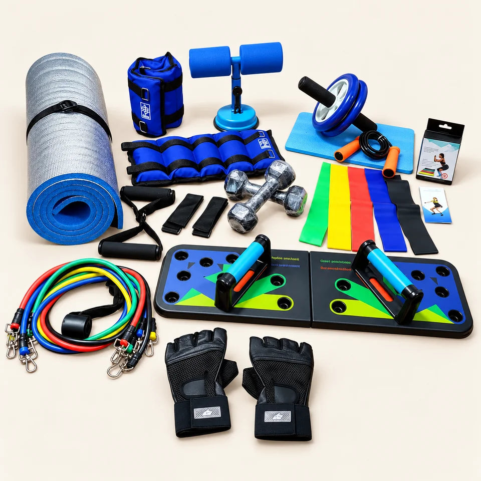 Super Mega Kit Ejercicio en Casa💥 Azul