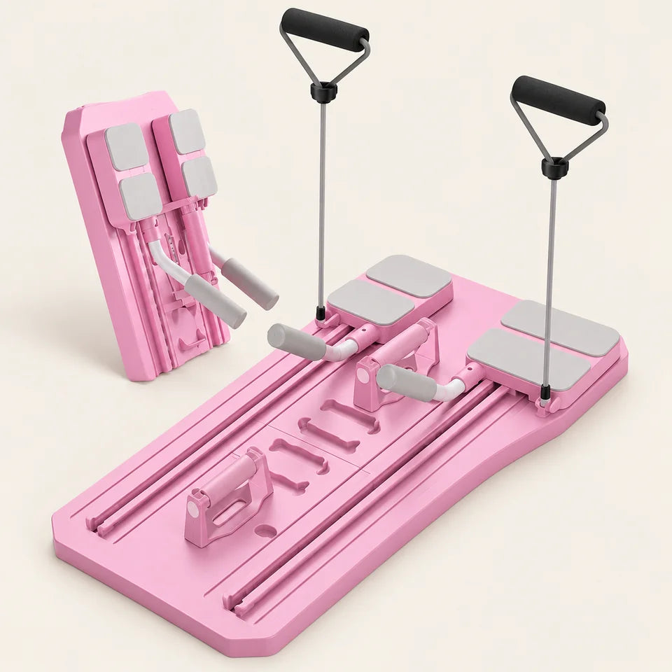 Tabla Pilates y Push up Con Elasticos