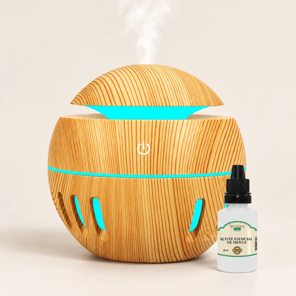 Difusor De Aromas 130ml Humidificador De Aire LED