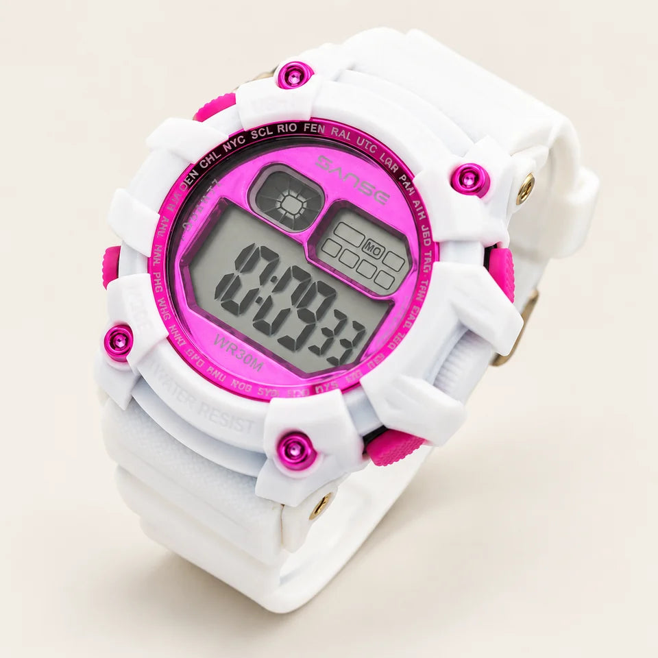 Reloj Digital Deportivo SN con Estuche | A prueba de agua, golpes