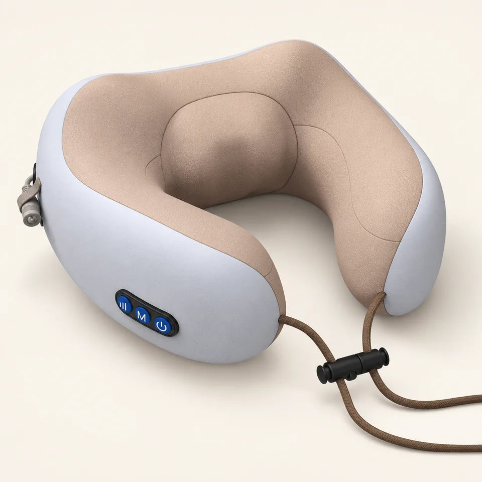 Almohada de viaje masajeadora inalámbrica