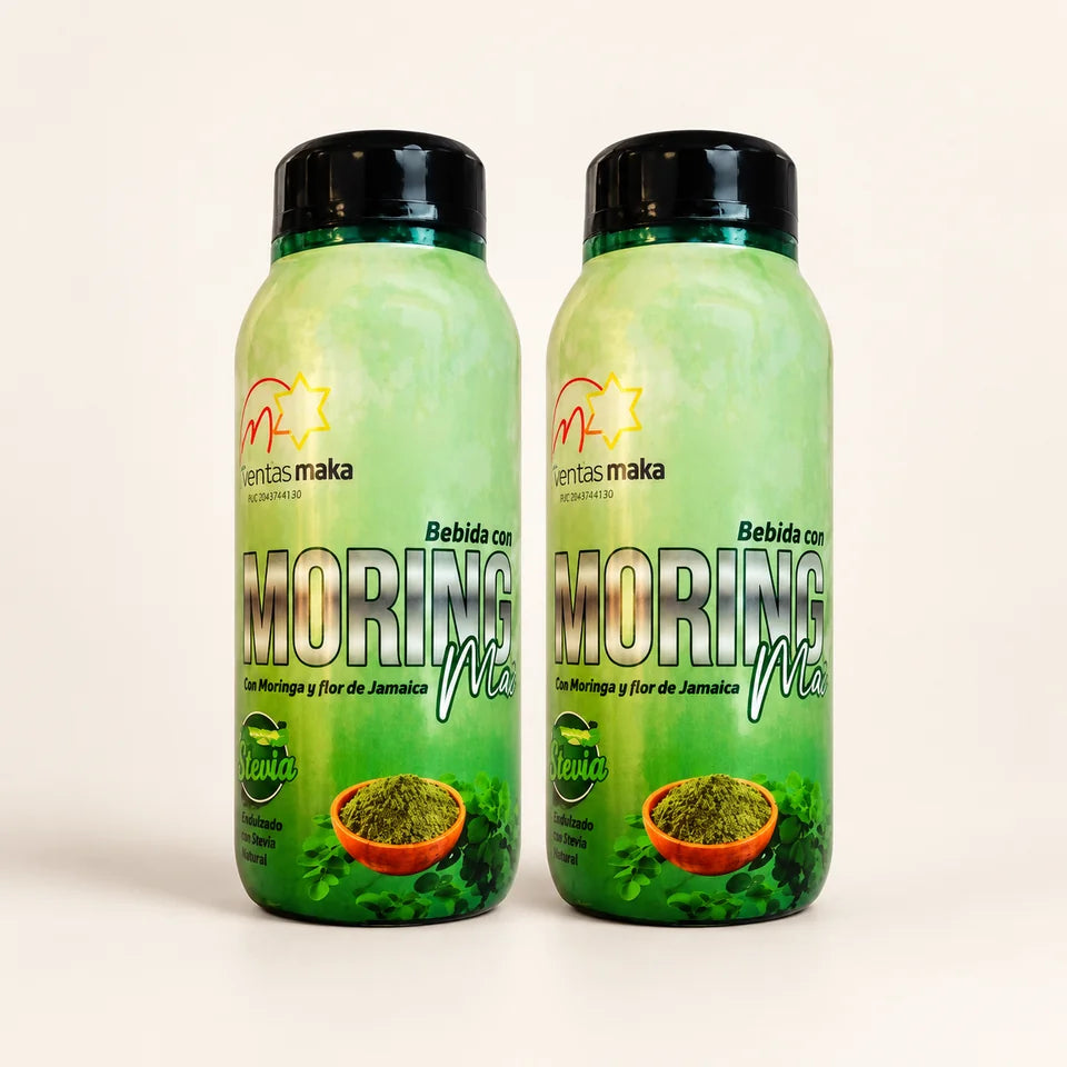 x2 Unidades Moringa Max Reforzado con flor de Jamaica