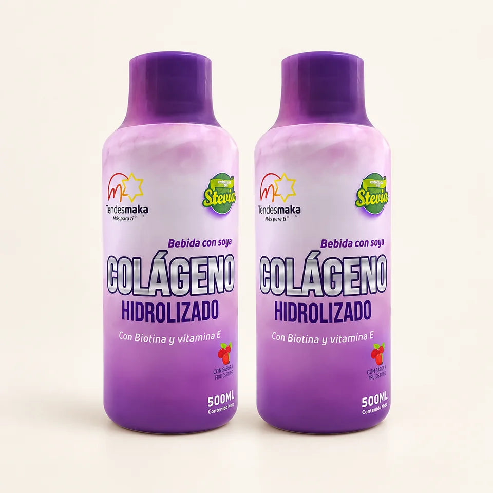 x2 Unidades Colageno Hidrolizado Líquido con Biotina y vitamina E 500ml